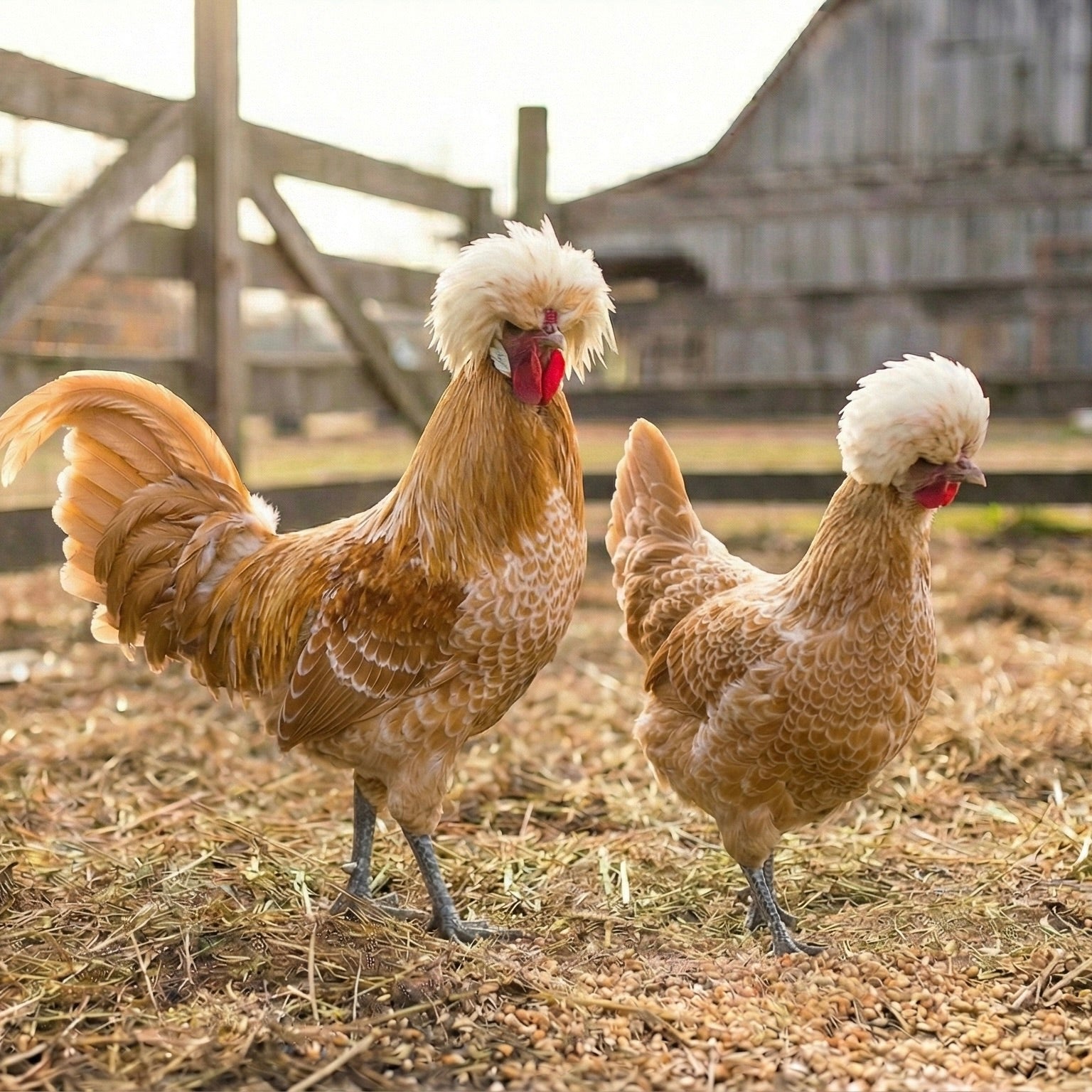 Buff Laced Polish Chicks – Nelport Farms